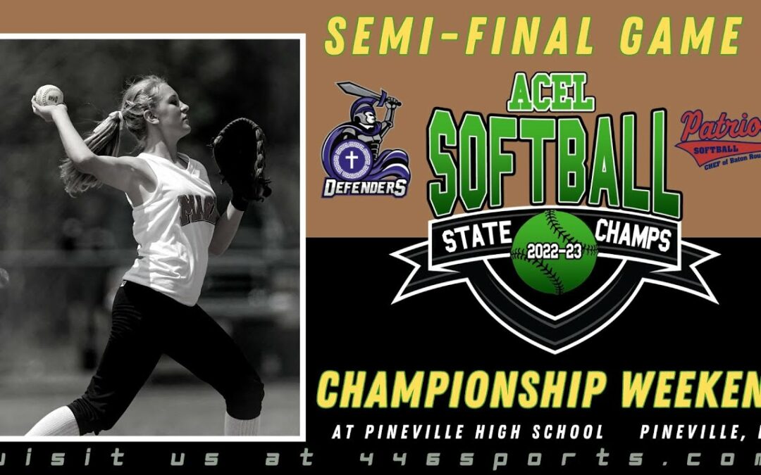 2023 ACEL Softball Semi-Final Game 2