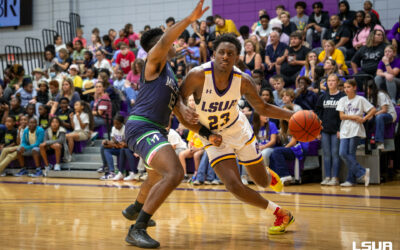 JT Curry’s 24 points fuels LSUA victory over TAMU as win streak moves to 8