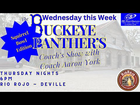 The Buckeye Panther’s Coach’s Show with Coach Aaron York