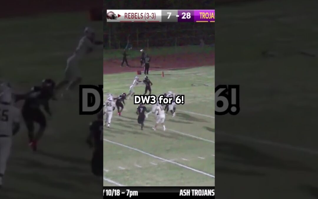 Darius Washington with the TD! #446sports #highschoolfootball #football