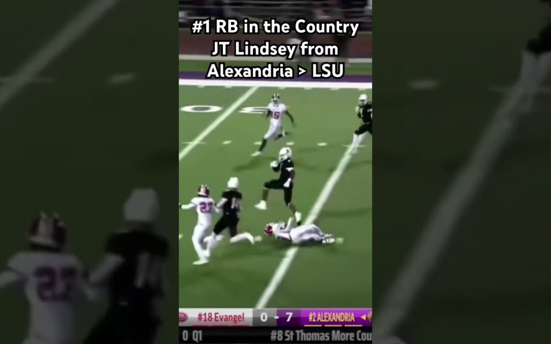 Nation’s #1 RB from Alexandria, LA. 4⭐️RB and @LSUTigersFB commit rolls to 200+ and 4TDs in 1 half