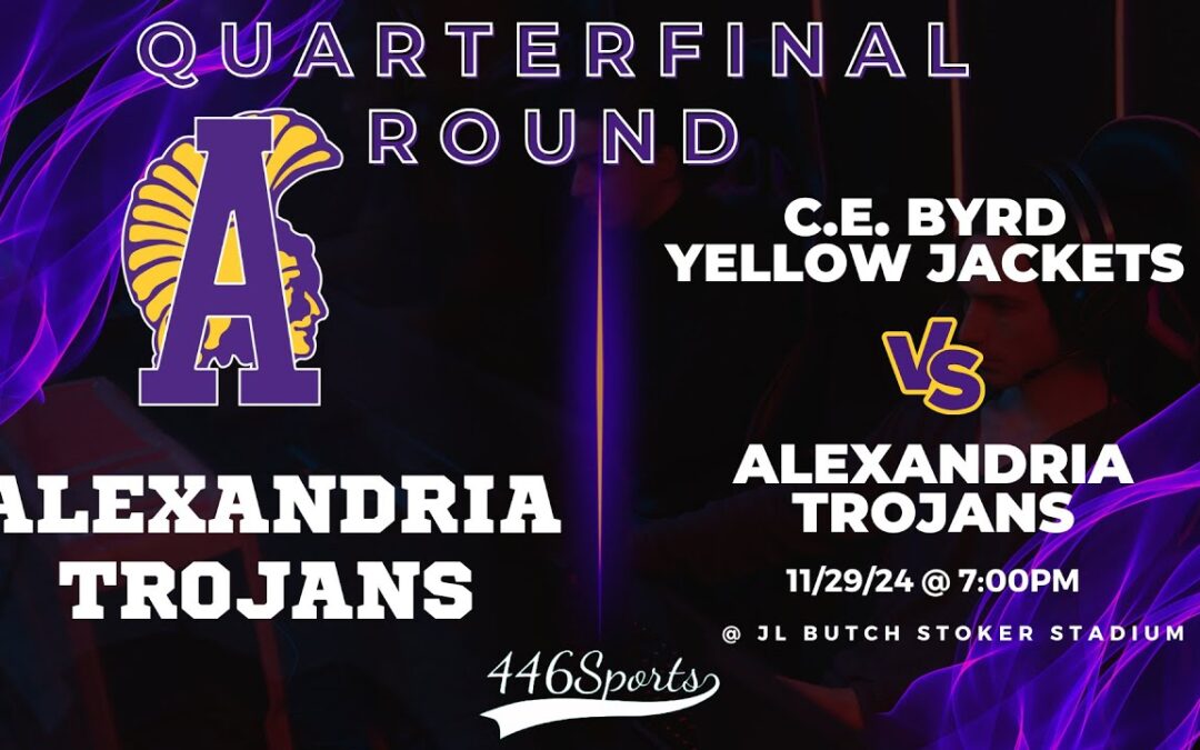 446Sports presents 2024 Playoff Football ~ Byrd at Alexandria