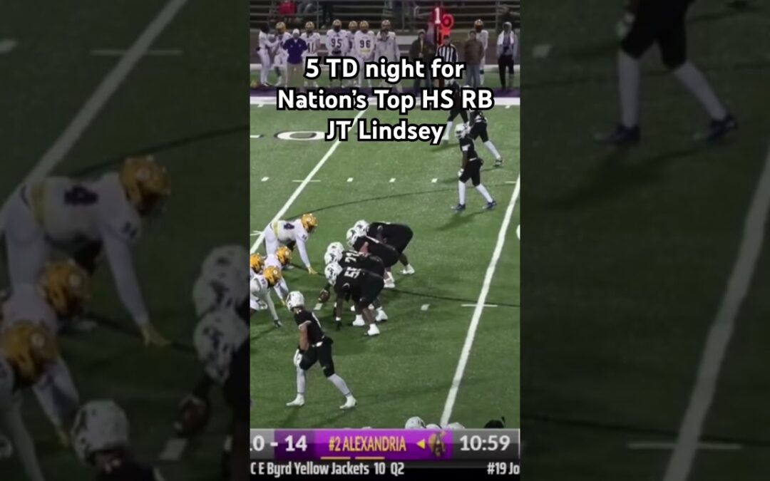 5 TD night for Nation’s TOP HS RB earns a trip to the Semifinals #football #sports #lsufootball